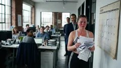 Historka: V osm pět se ozvalo trhnutí papíru a kancelář ztuhla